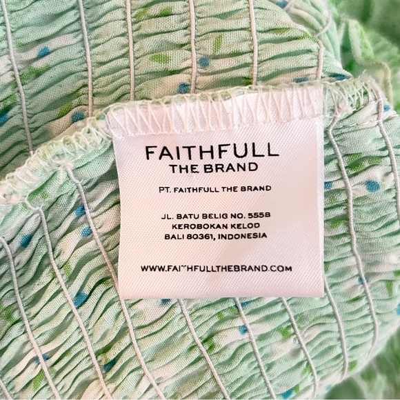 Faithfull the Brand Cosima Mini Dress in Merci Floral Print - Picture 9 of 10